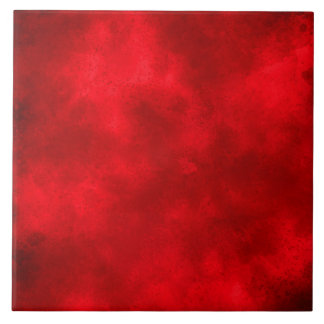 Red Storm Cloud Effect Ceramic Tile