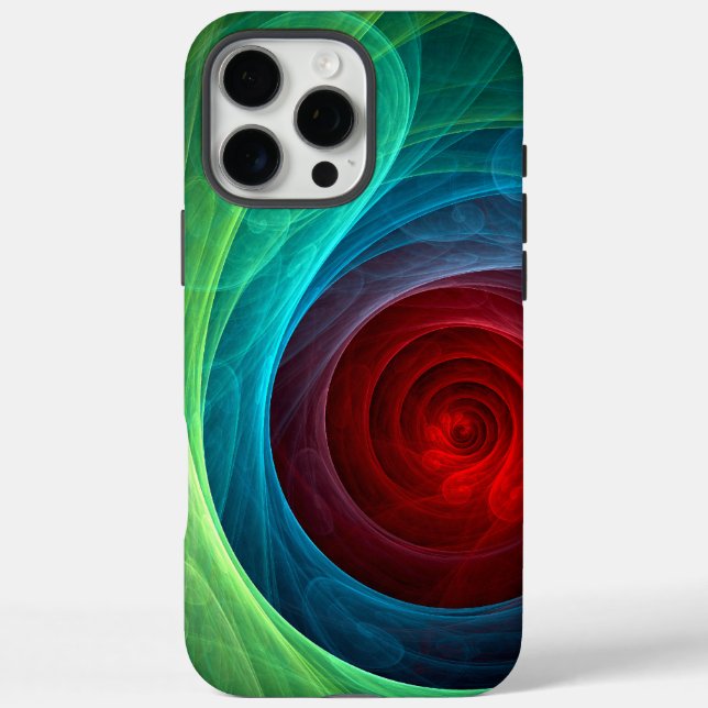 Red Storm Floral Modern Abstract Art Colour Patter Case-Mate iPhone Case (Back)