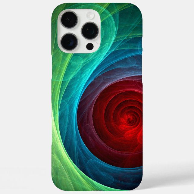 Red Storm Floral Modern Abstract Art Colour Patter Case-Mate iPhone Case (Back)