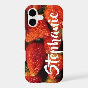 Red Strawberries Personalized iPhone XR XS XS Max