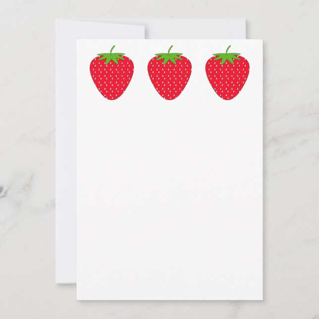 Red Strawberry. (Front)