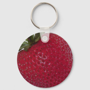 Red strawberry keychain