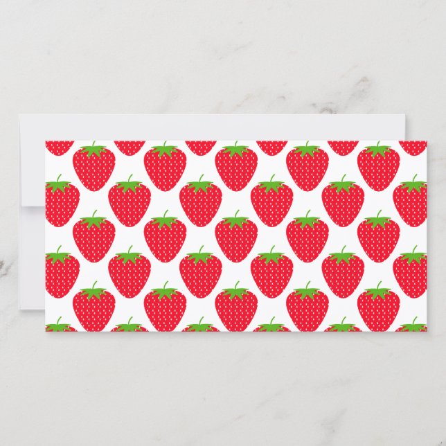 Red Strawberry Pattern. (Front)