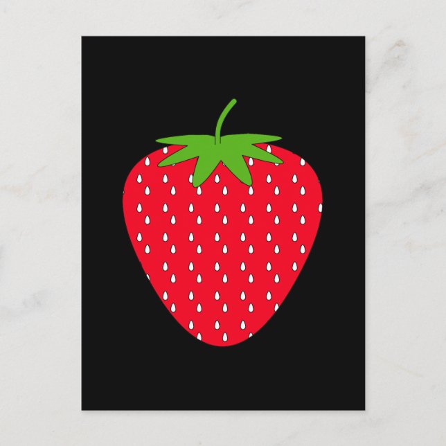 Red Strawberry. Postcard (Front)