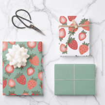 Red Strawberry Seamless Pattern