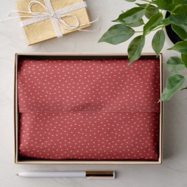 Red Strawberry Seed Tissue Paper (Gift)