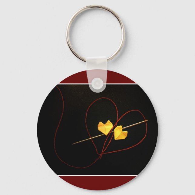 Red String of Fate Keychain (Front)