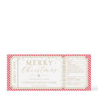 Red Stripe Concert Ticket Gift Voucher Card
