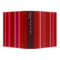 Red Striped Binder