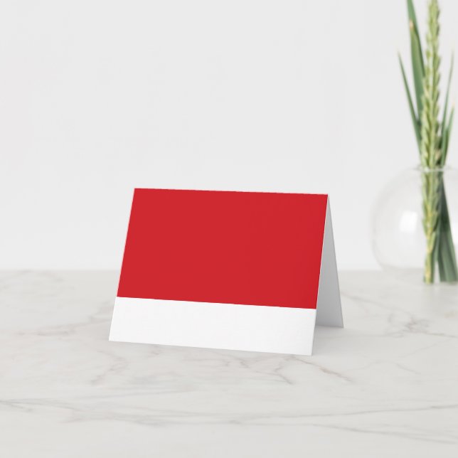 Red striped card (Front)