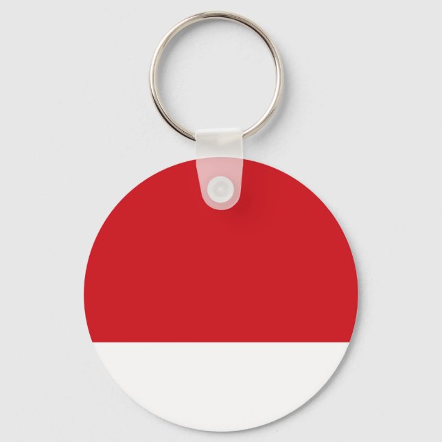 Red striped keychain (Front)
