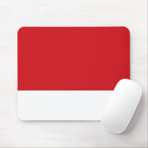 Red striped mouse pad
