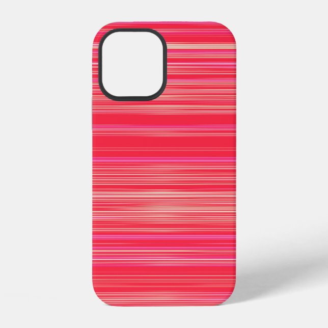 Red striped pattern Case-Mate iPhone case (Back)