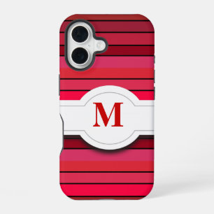Red striped pattern iPhone 5/5s Wallet Case