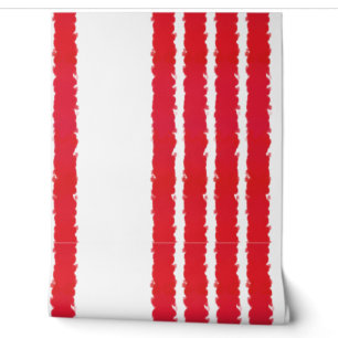 Red Striped Pattern Wallpaper