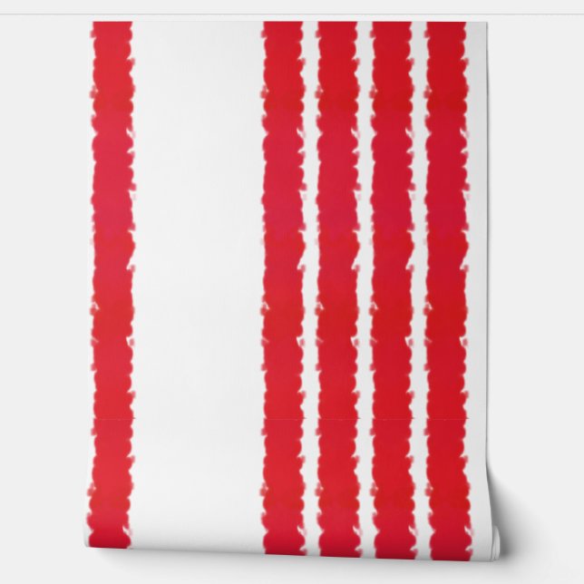 Red Striped Pattern Wallpaper (Unrolling)