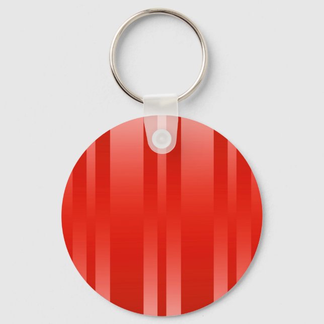 Red Stripes Background Keychain (Front)