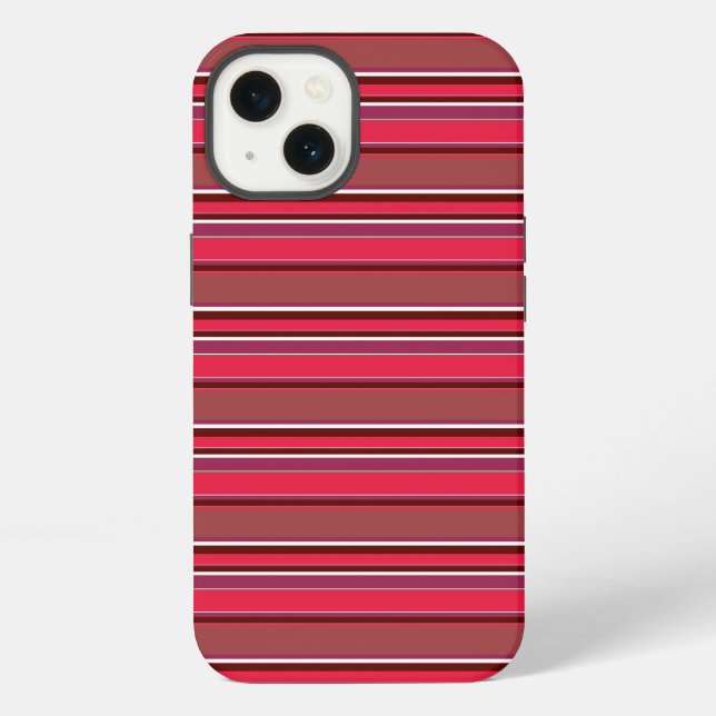 Red stripes Case-Mate iPhone case (Back)