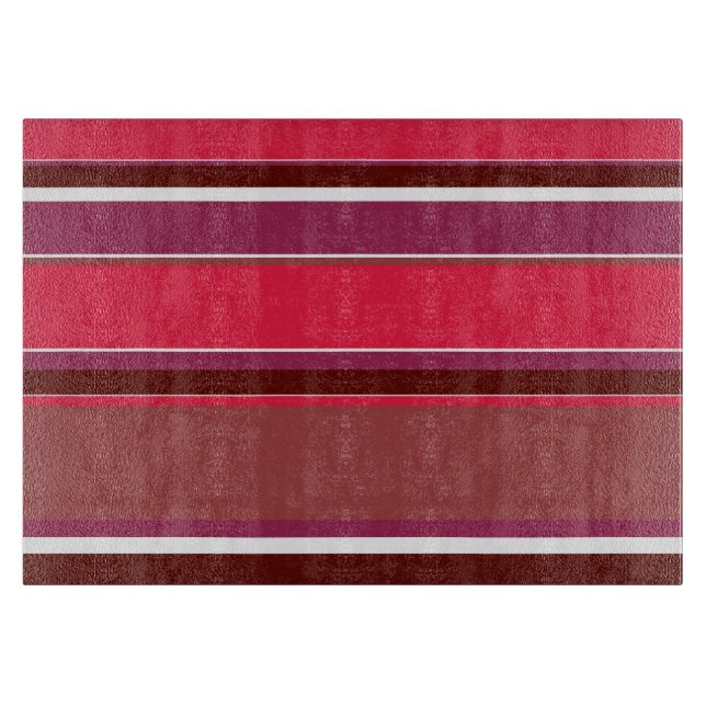 Red stripes cutting board (Front)