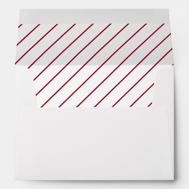 Red stripes envelope (Back (Bottom))