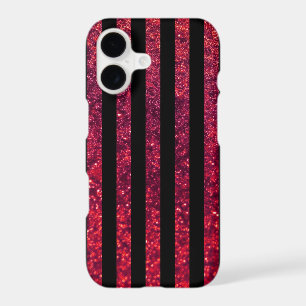 Red Stripes, Glitter Stripes, Striped Pattern