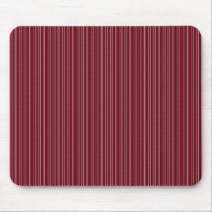 Red Stripes Mouse Pad