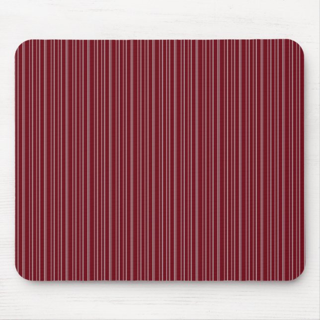 Red Stripes Mouse Pad (Front)