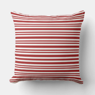 red stripes pillow