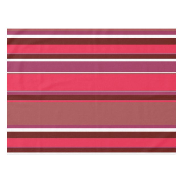 Red stripes tablecloth (Front (Horizontal))