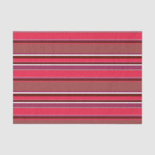 Red stripes tissue paper