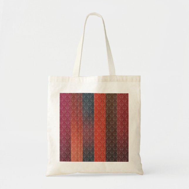 Red Stripes Tote Bag (Front)