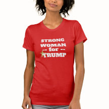 RED Strong woman for Trump