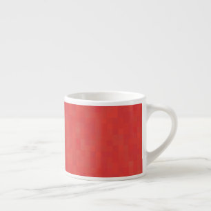 Red subtle minimalist, elegant pattern espresso cup