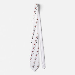 Red Sugar Skull Owl in Tree.png Tie