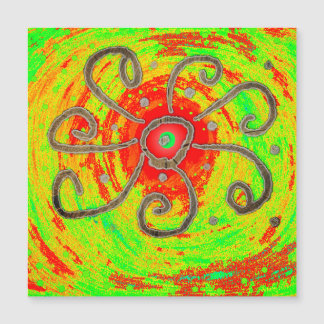 Red sun art 