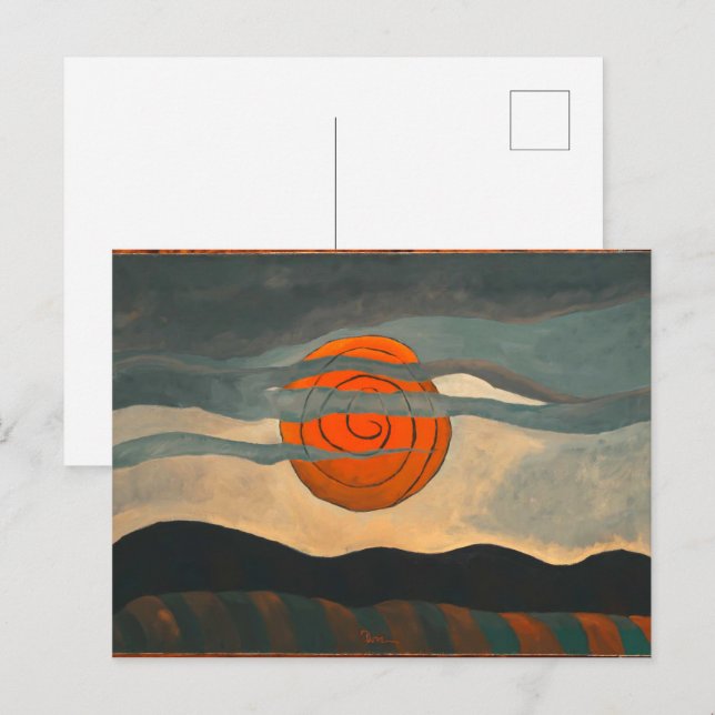 Red Sun | Arthur Dove | Postcard (Front/Back)