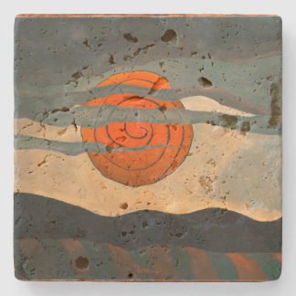 Red Sun | Arthur Dove | Stone Coaster