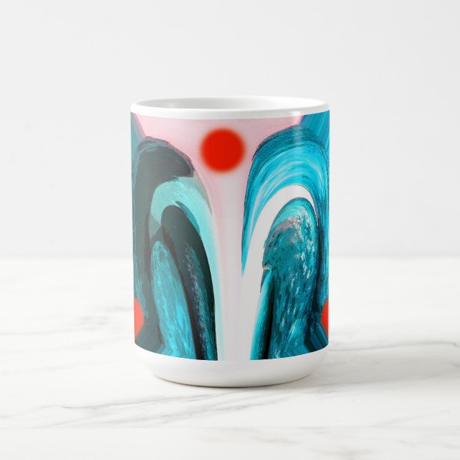 Red sun coffee mug (Center)