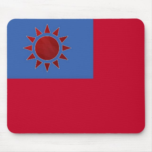 Red Sun Mouse Pad (Front)
