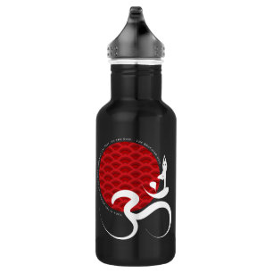 Red Sun Yoga Spiritual Indian Meditation Om / Aum 532 Ml Water Bottle