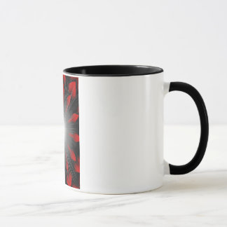 Red Sunburst Cofee Cup