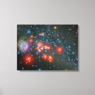 Red Super Giant Cluster Canvas Print