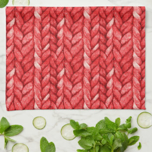 Red Sweater Bridal Shower Kitchen Towel