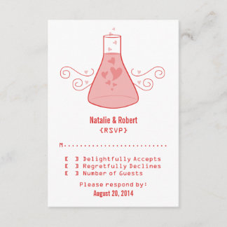 Red Sweet Chemistry Response Card