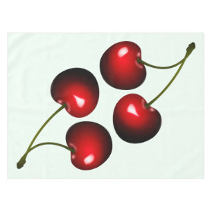 Red Sweet Cherries Tablecloth