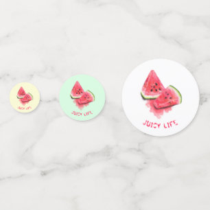 Red Sweet Juicy Watermelon Party Confetti