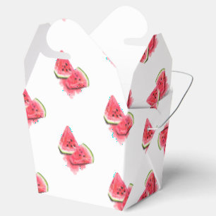 Red Sweet Juicy Watermelon Pieces Tasty - Fresh - Favor Box