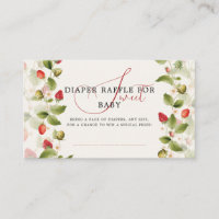 Red Sweet Strawberry Wildflower Wreath Baby Shower