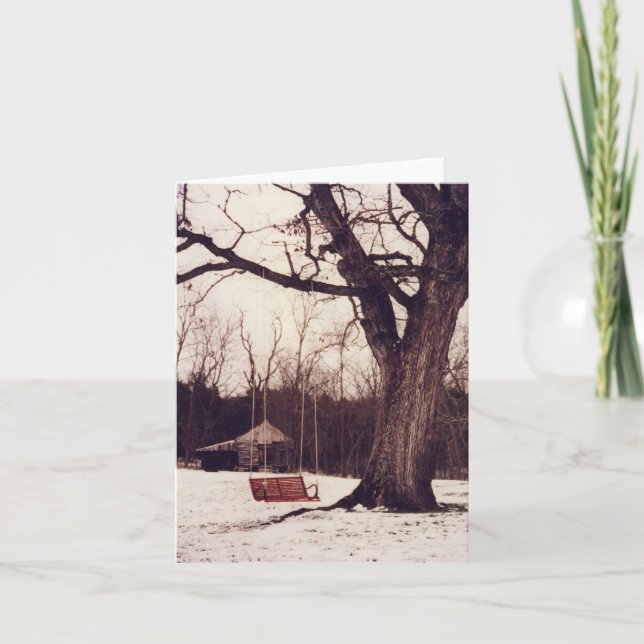 Red Swing Card (Front)