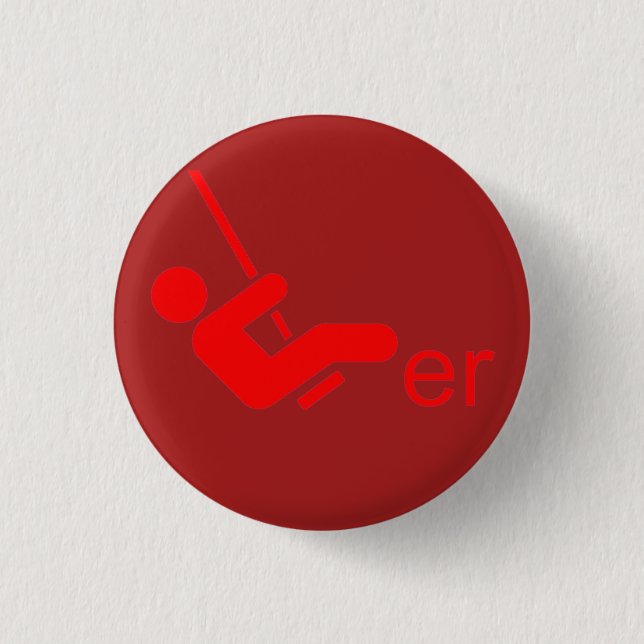 Red Swinger Button (Front)